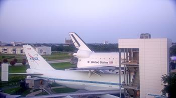 Weather camera view of Space Center Houston.