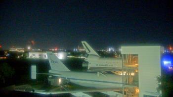 Weather camera view of Space Center Houston.