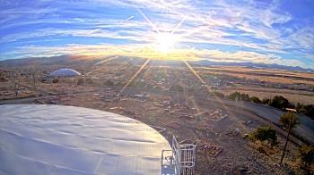 Weather camera view of Round Valley HS 7100 ft elev.