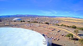 Weather camera view of Round Valley HS 7100 ft elev.