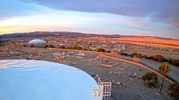 Weather camera view of Round Valley HS 7100 ft elev.