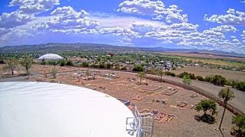 Weather camera view of Round Valley HS 7100 ft elev.