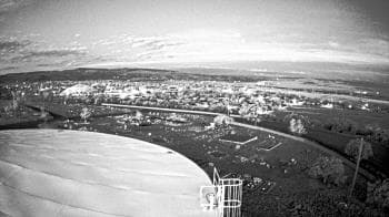 Weather camera view of Round Valley HS 7100 ft elev.