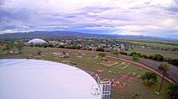 Weather camera view of Round Valley HS 7100 ft elev.