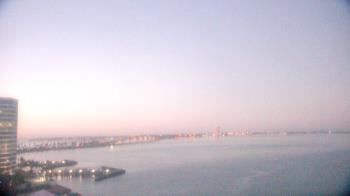 Weather camera view of Van Wezel Performing Arts Hall.