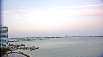 Weather camera view of Van Wezel Performing Arts Hall.