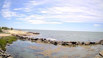 Weather camera view of Outer Island (Thimble Island Group).