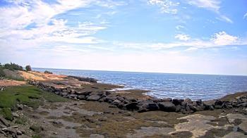 Weather camera view of Outer Island (Thimble Island Group).