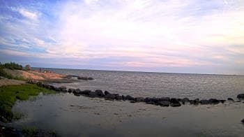 Weather camera view of Outer Island (Thimble Island Group).