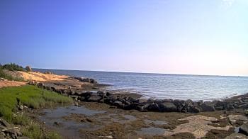 Weather camera view of Outer Island (Thimble Island Group).