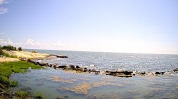 Weather camera view of Outer Island (Thimble Island Group).