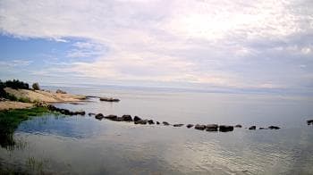 Weather camera view of Outer Island (Thimble Island Group).