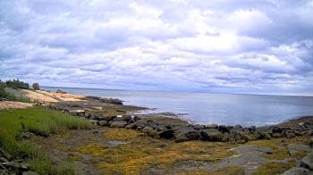 Weather camera view of Outer Island (Thimble Island Group).