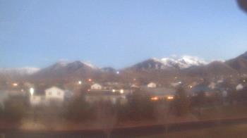 Weather camera view of Blue Peak HS.