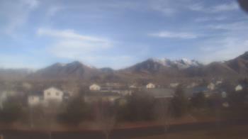 Weather camera view of Blue Peak HS.