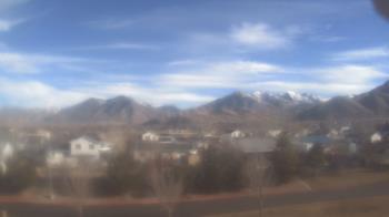 Weather camera view of Blue Peak HS.