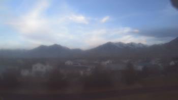 Weather camera view of Blue Peak HS.