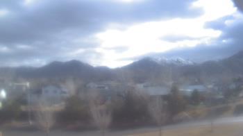 Weather camera view of Blue Peak HS.