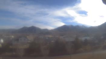 Weather camera view of Blue Peak HS.