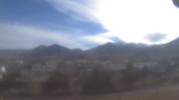 Weather camera view of Blue Peak HS.