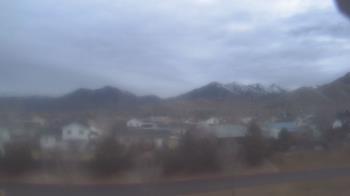 Weather camera view of Blue Peak HS.