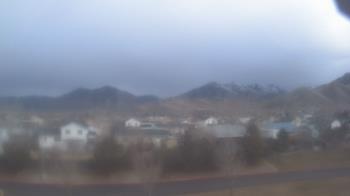Weather camera view of Blue Peak HS.