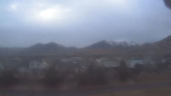 Weather camera view of Blue Peak HS.