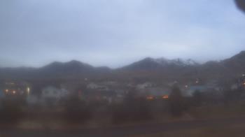 Weather camera view of Blue Peak HS.