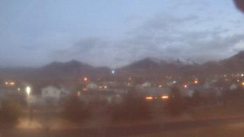 Weather camera view of Blue Peak HS.