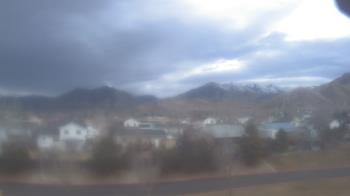 Weather camera view of Blue Peak HS.