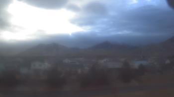 Weather camera view of Blue Peak HS.