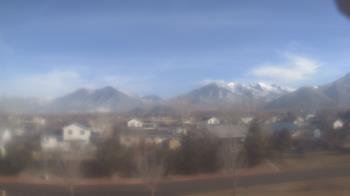 Weather camera view of Blue Peak HS.