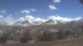 Weather camera view of Blue Peak HS.