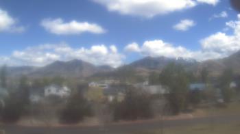 Weather camera view of Blue Peak HS.