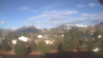 Weather camera view of Blue Peak HS.
