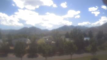 Weather camera view of Blue Peak HS.