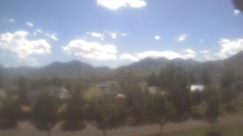 Weather camera view of Blue Peak HS.
