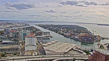 Weather camera view of One Tampa City Center.