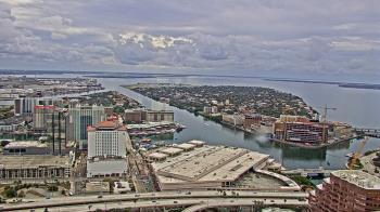 Weather camera view of One Tampa City Center.