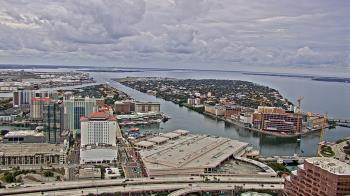 Weather camera view of One Tampa City Center.