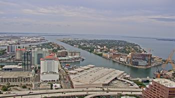 Weather camera view of One Tampa City Center.