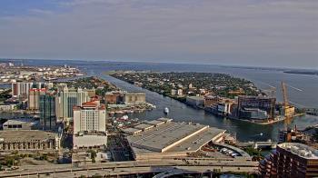 Weather camera view of One Tampa City Center.
