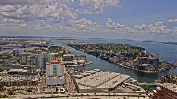 Weather camera view of One Tampa City Center.