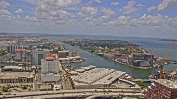 Weather camera view of One Tampa City Center.