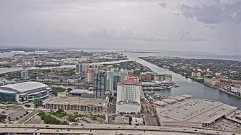 Weather camera view of One Tampa City Center.