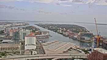 Weather camera view of One Tampa City Center.