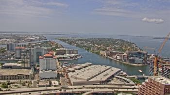 Weather camera view of One Tampa City Center.