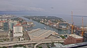 Weather camera view of One Tampa City Center.