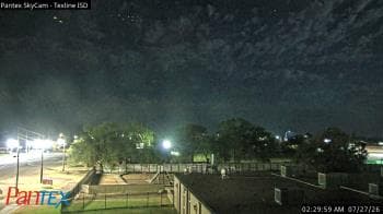 Weather camera view of Texline ISD.