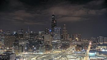 Weather camera view of UIC - University of Illinois Chicago.